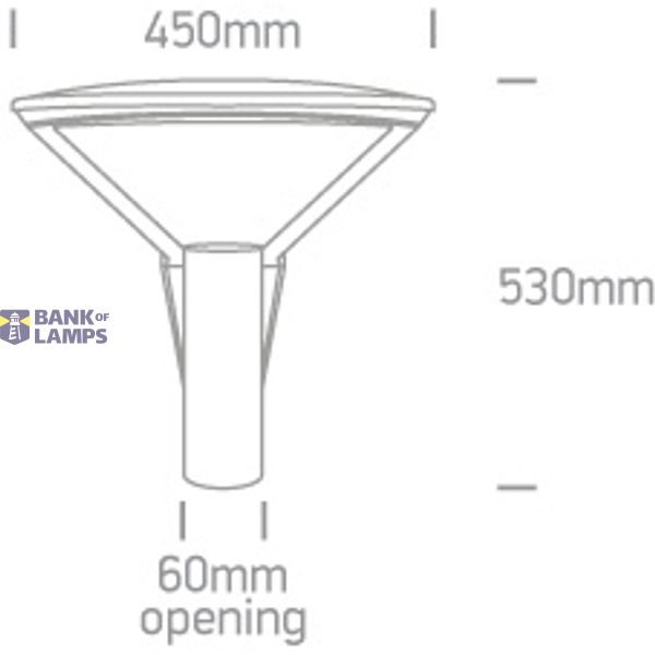BLACK LED 75W CW IP66 100-240V image 3