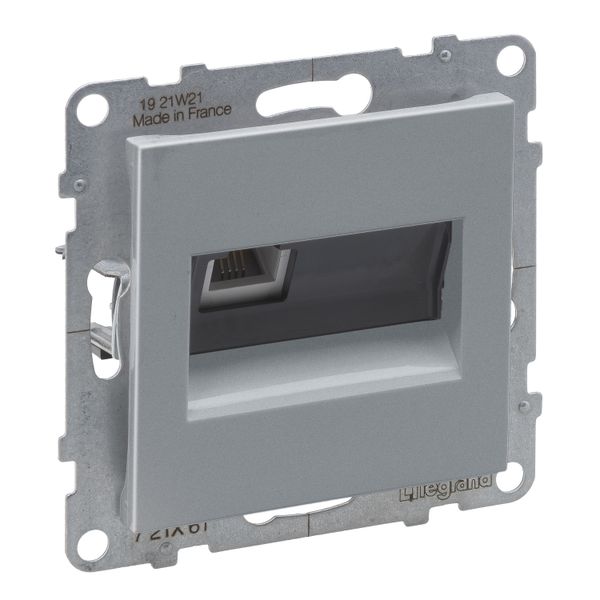 RJ11 SOCKET ALUMINIUM image 1