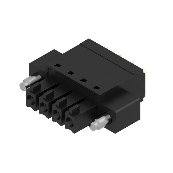 PCB plug-in connector, female plug, 3.81 mm, Number of poles: 4, 180°, PUSH IN with actuator, Clamping range, max. : 1.5 mm², Box image 1