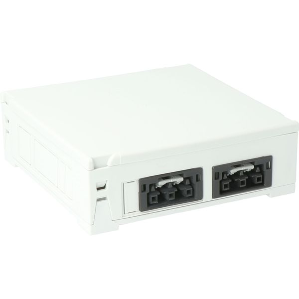 Flat Box, 2x3p black + connection wires Wago image 1