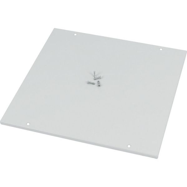 XSPTC0806 Top plate flanges, closed, for WxD = 800 x 600 mm, IP55, grey image 5