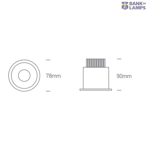 WHITE COB 6,5W CCTV DARK LIGHT  IP54 700mA image 3
