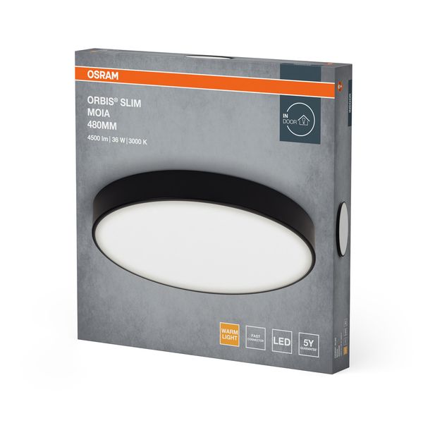 ORBIS SLIM MOIA 480MM 36W 830 BK OSRAM image 2