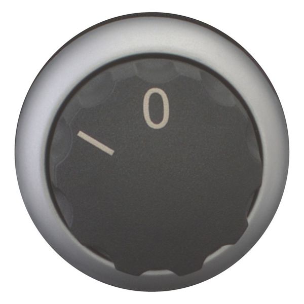M22-WR Changeover switch, RMQ-Titan, With rotary head, maintained, 2 positions, inscribed, Bezel: titanium image 3