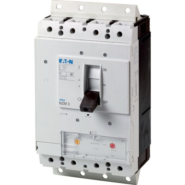 NZMN3-4-A400/250-SVE Circuit-breaker, 4p, 320A, 200A in 4th pole, plug-in module image 3