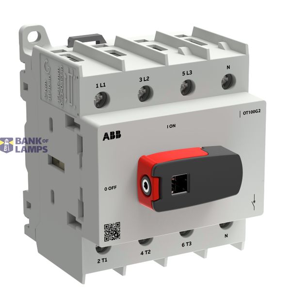OT100G2-4BSN2/40 SWITCH-DISCONNECTOR 4P, 100A image 1