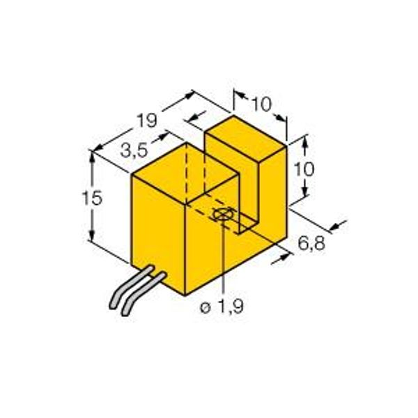 Inductive Sensor Slot-type   SI3.5-K10-Y1 image 1