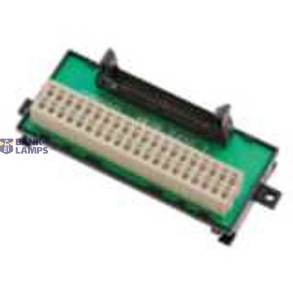DIN-rail mounting terminal block, MIL60 socket, push-in clamp, 60 poin XW2R0015G image 2