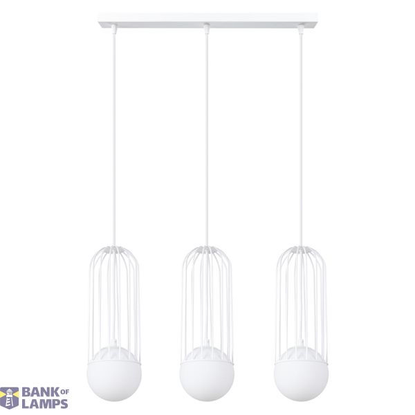 Pendant lamp BRINA 3L  white image 1