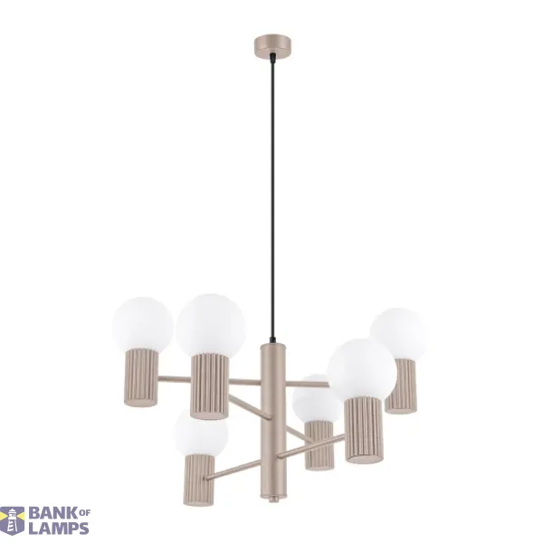 Chandelier HALO 6 taupe image 1