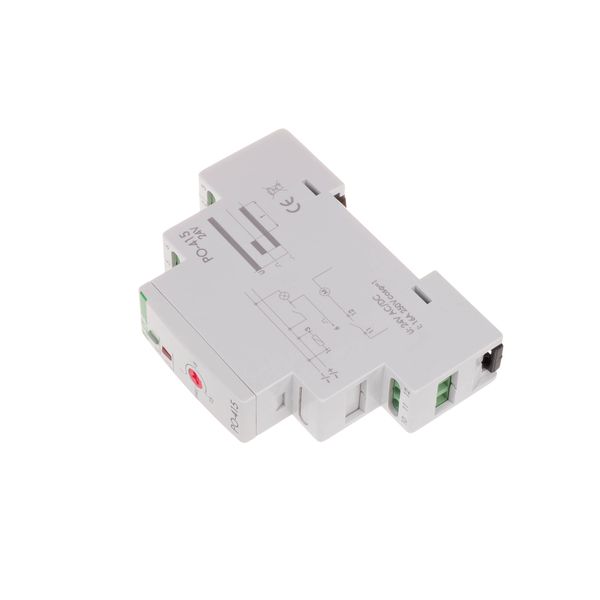 time relay with delayed off, DIN rail mounting, 24V image 3