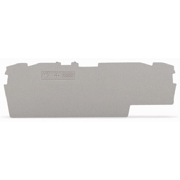 2002-1891 End and intermediate plate; 1 mm thick; gray image 1