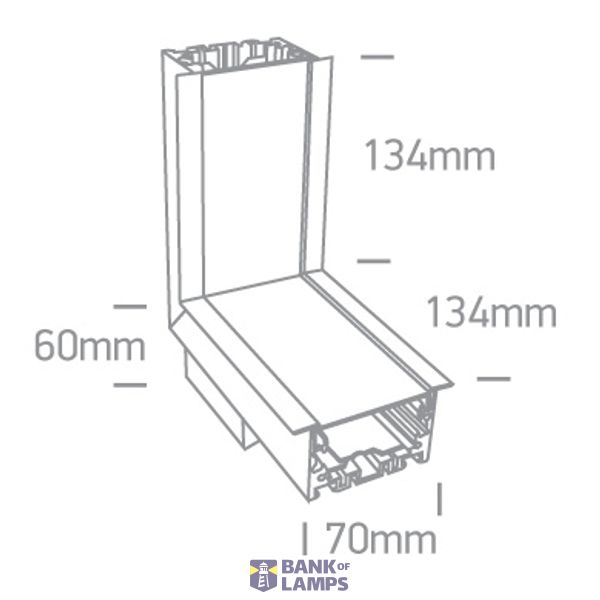 WHITE CEILING CORNER FOR 38152R 10W WW 120deg 230V image 4