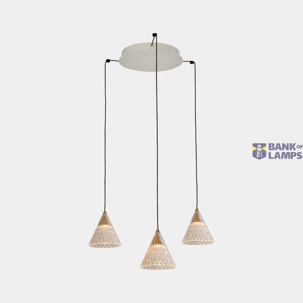 Pendant Veneto Surfaced 3 Bodies LED 15W 2700K White 804lm image 1