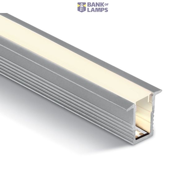 RECESSED PROFILE 2m + PC opal diffuser image 1