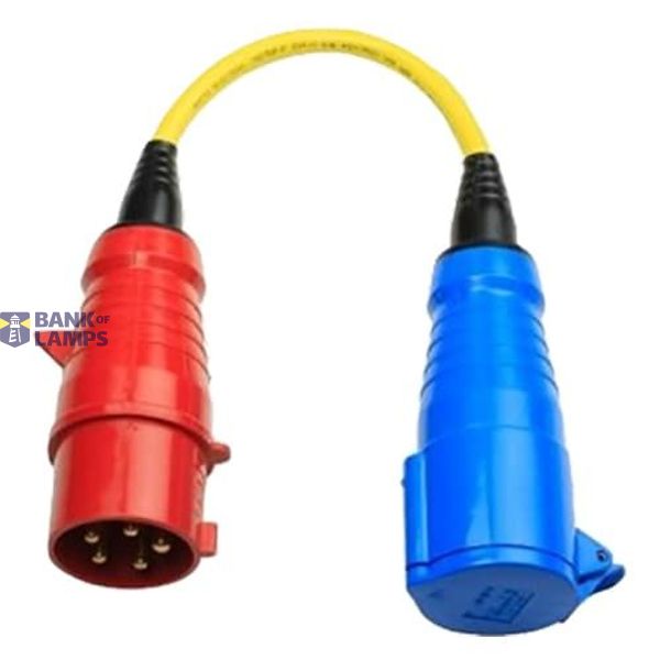 Victron Energy Shore Power Systems Adap. Cord 32A/3 to single ph.-CEE Plug 5P/CEE, 3P image 1