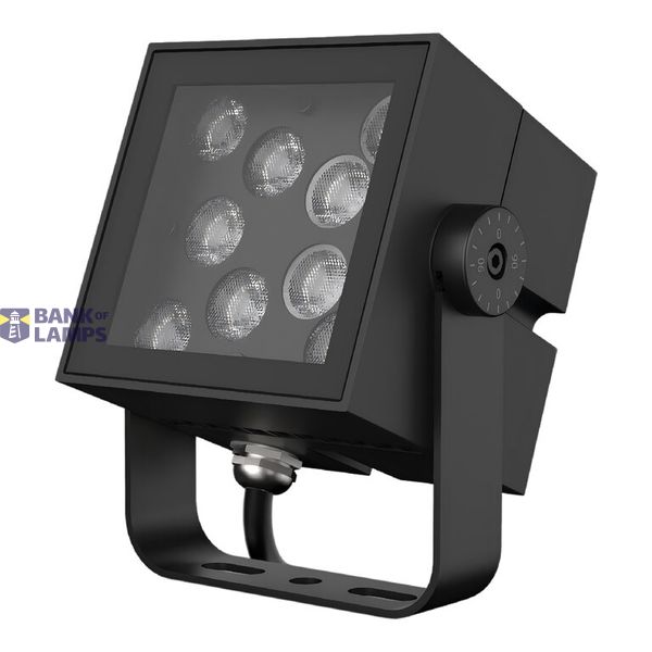 AR FLO SQ V 18W 830 SYM30 BK ON LEDV image 1