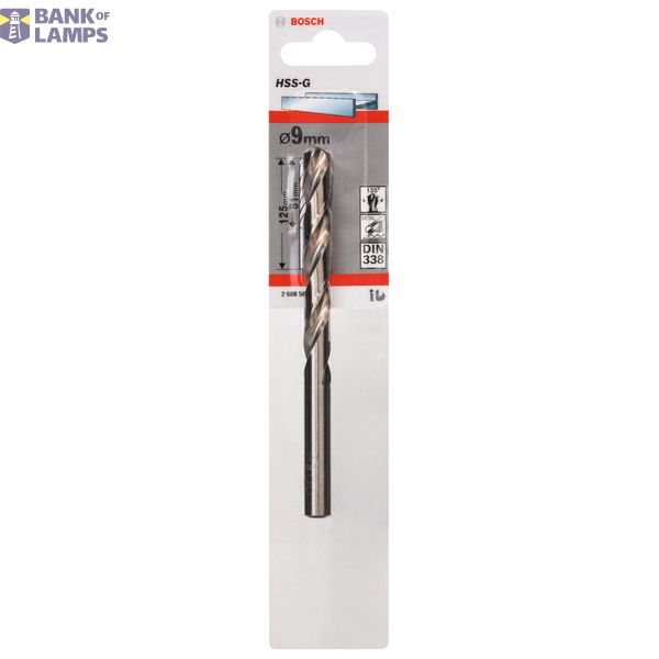Metal drill bits HSS-G, DIN 338 9 x 81 x 125 mm 1 pcs. image 2