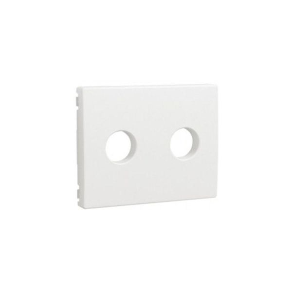 C.PLAT F/SCREW TERM LOUDSPEAKER SOCKET IVORY image 1