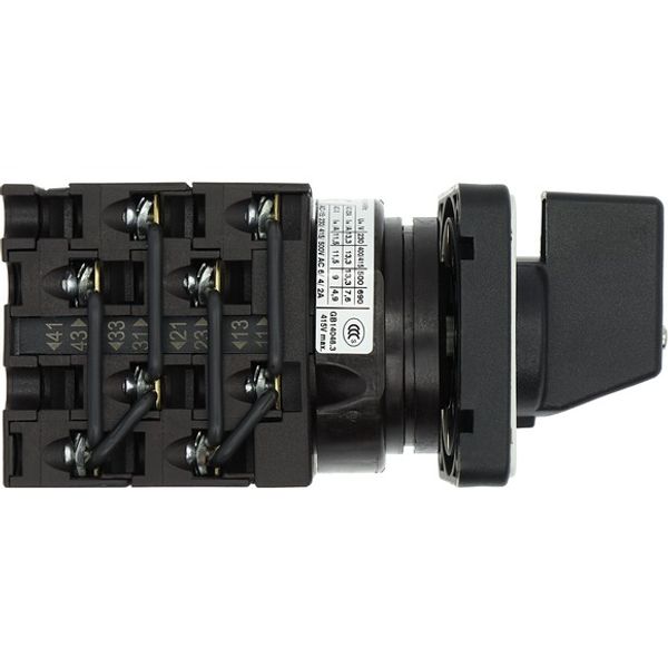 T0-4-15056/E Step switches, T0, 20 A, flush mounting, 4 contact unit(s), Contacts: 8, 90 °, maintained, Without 0 (Off) position, 1-4, Design number 15056 image 9