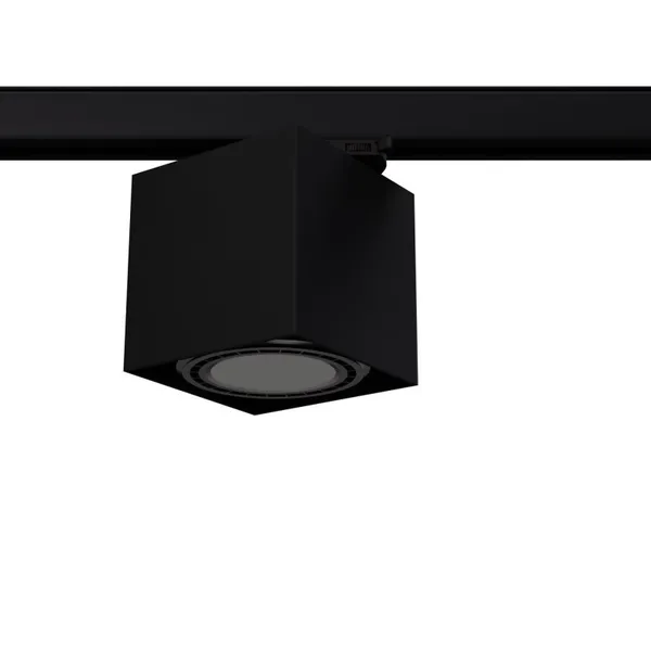 3-PHASE BLAKE BLACK TRACK LAMP GU10/ES111 3000K 7W 510LM image 1