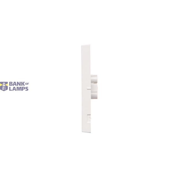 Double loudspeaker socket, satin, metallized image 1