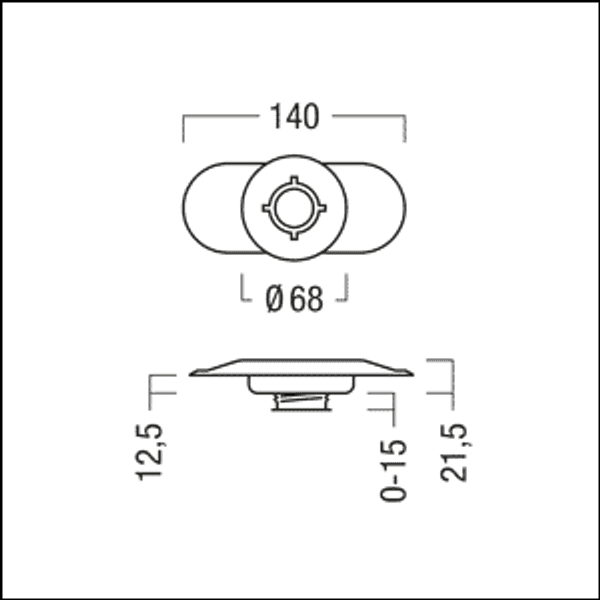 SUSP DOT28 PLASTERBOARD SET - Mounting kit image 2
