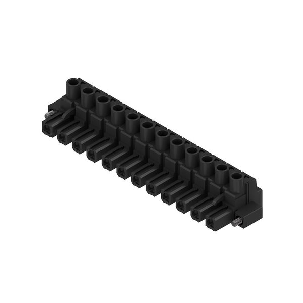 PCB plug-in connector, female plug, 7.62 mm, Number of poles: 12, 180°, Clamping yoke connection, Clamping range, max. : 4 mm², Box image 3
