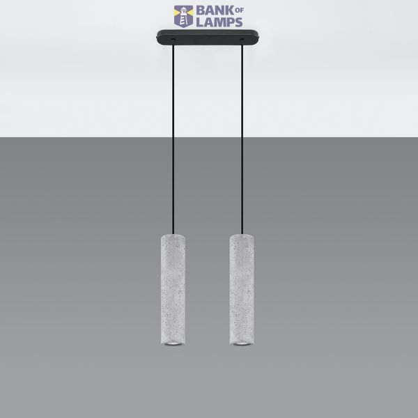 HANGING LAMP LUVO 2 GU10 2X40W IP20 image 3