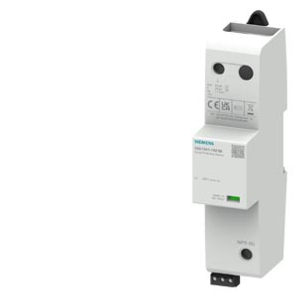With integrated arrester fuse requirement class B+C, 255 V UC 1-pole image 1