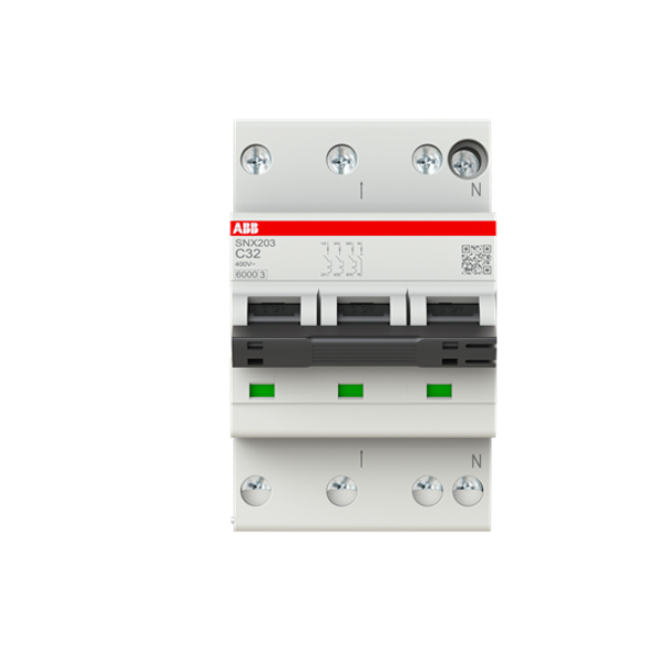 SNX203-C32 Circuit breaker - 3+NP - C - 32 A image 1