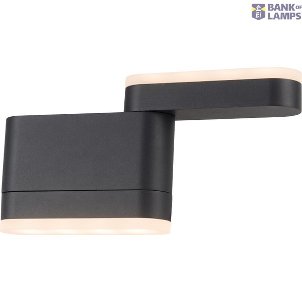 Naos LED Flex Up/Down 8,5W 550lm 3000K IP54 anthracite image 2