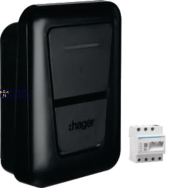Witty Plus socket with Flow EMC XEM470 beam (charging capacity 22 kW MID OCPP) image 1