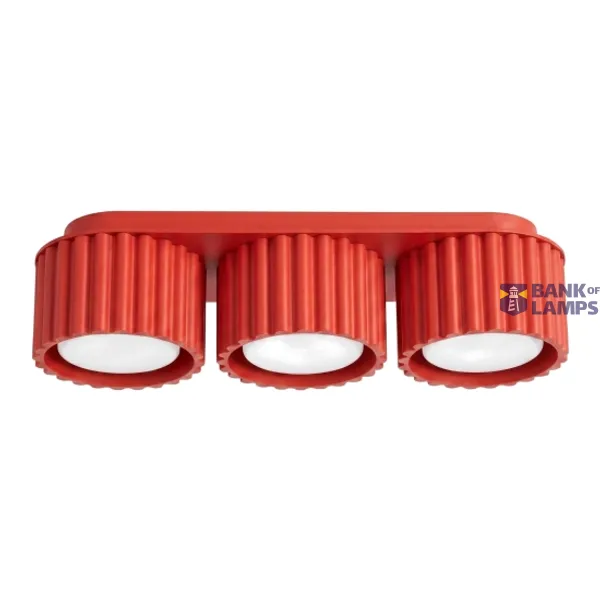 Ceiling lamp AURA 3 red Gx53 image 1