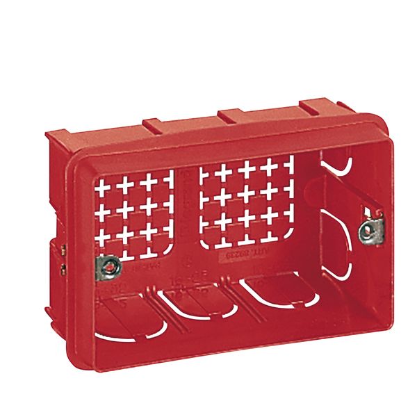 FLUSH MOUNTING BOX 3 MODULES image 1