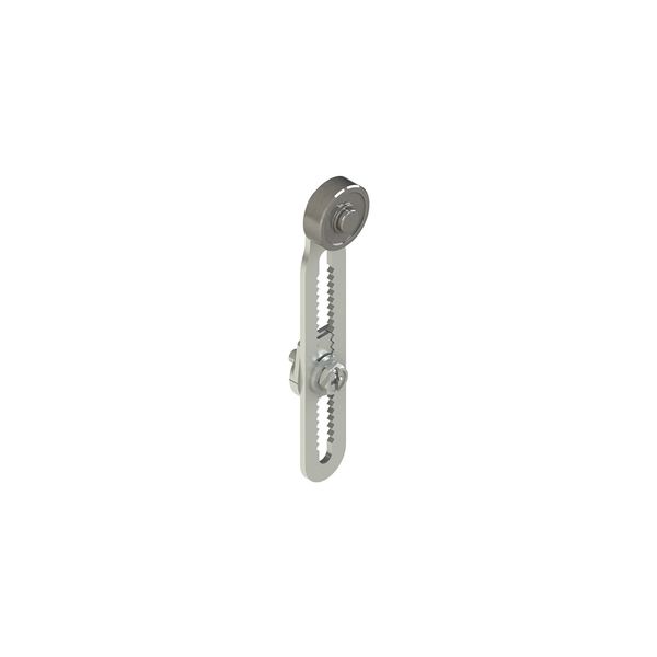 Adjustable safety lever with metal roller, 20 mm diameter image 1
