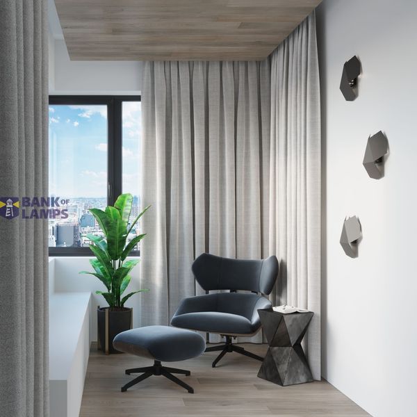 WALL LAMP TRE BLACK G9 2X40W IP20 image 5