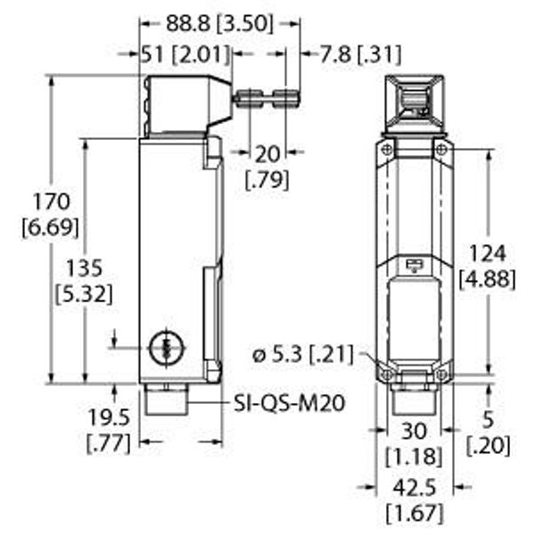 Safety Technology Guard Locking Safety Switch   SI-LS42DSH image 2