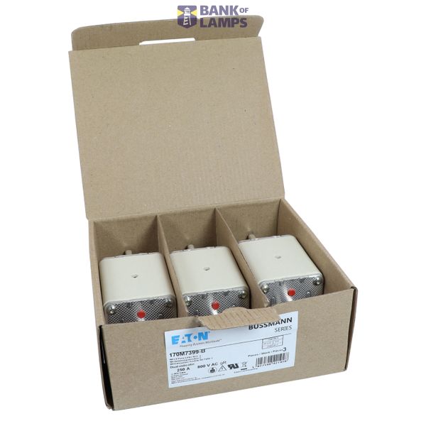 FUSE 250A 800V AC gR SIZE2 BOLTED TAG DI image 5