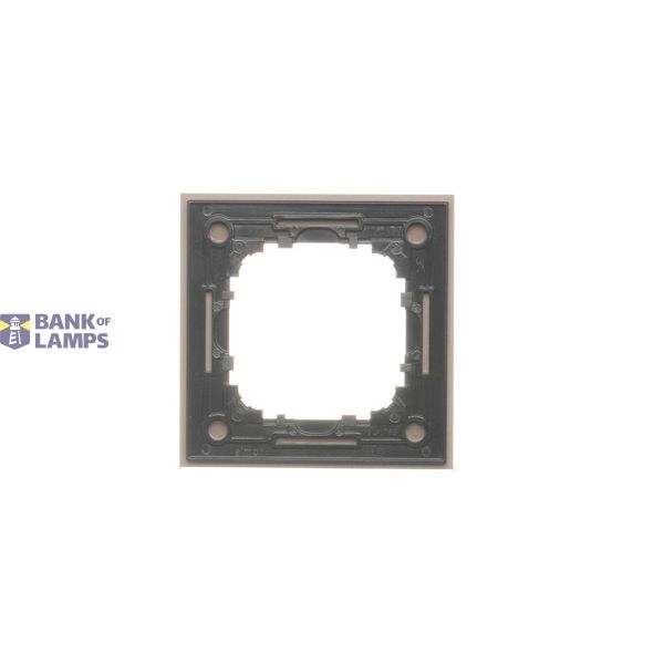 Double 2-pole switch, (module), 16AX, Screw, Bronze matt, metalic image 1