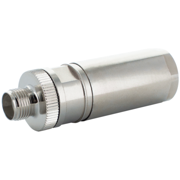 M12 Power male 0° L-cod. Push-Lock 5-pol., 1,5 - 2,5mm², 8 - 13mm image 1
