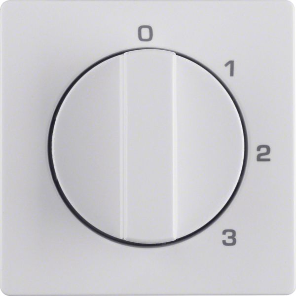 Centre plate rotary knob 3-step switch neutral position, Q.1/Q.3 pol w image 1