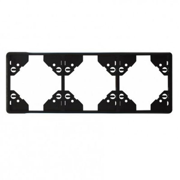 TRIPLE HORIZONTAL FRAME BLACK image 1