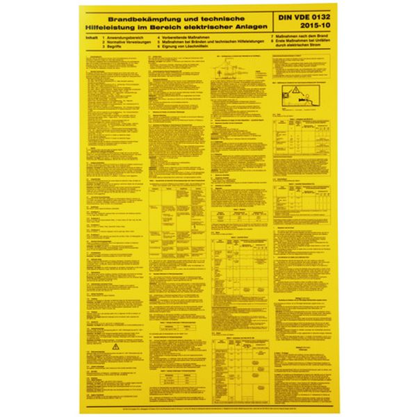 Sign  Instr. f. fighting of fires in electr. install. a. in their prox image 1