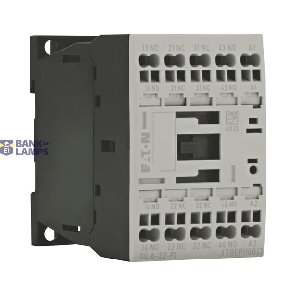 Control relay, 48 V, DC, 2 N/O, 2 N/C, Push in terminals, DIN-rail/scr image 3