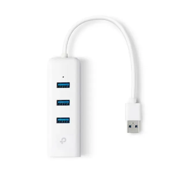 TP-LINK – UE330 – Network Adapter, USB3.0, 1x 10/100/1000 Mbps + Hub 3x USB 3.0 Ports image 1