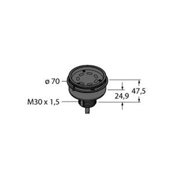 LED Signal Light Modular Signal Tower   B-TL70-5 image 2