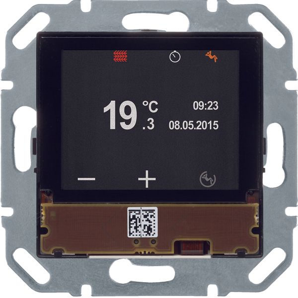 KNX thermostat, colourdisplay, intg bus coupling unit, KNX image 1