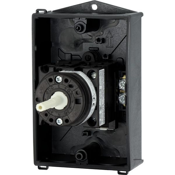 T0-3-15683/I1/SVB-SW Main switch, T0, 20 A, surface mounting, 3 contact unit(s), 3 pole, 2 N/O, 1 N/C, STOP function, With black rotary handle and locking ring, Lockable i image 7