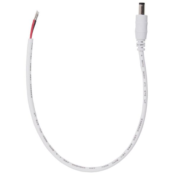 Power connector - fork, free end, 325 mm, white image 1